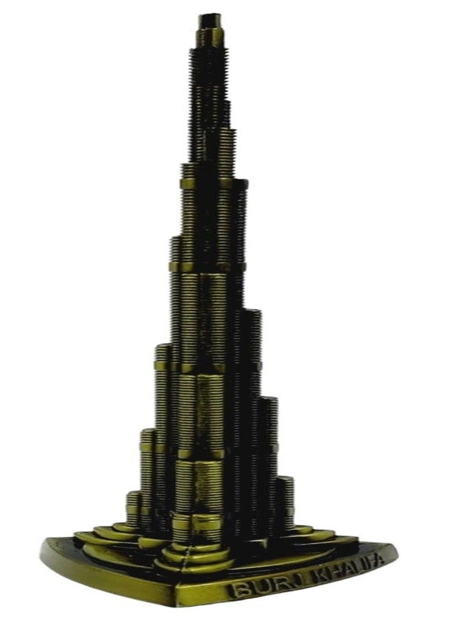ART FLAUNTS Burj Khalifa Showpiece Metal Decorative Souvenir Sculpture for Home Decor, Tabletop, Offices - Image 3